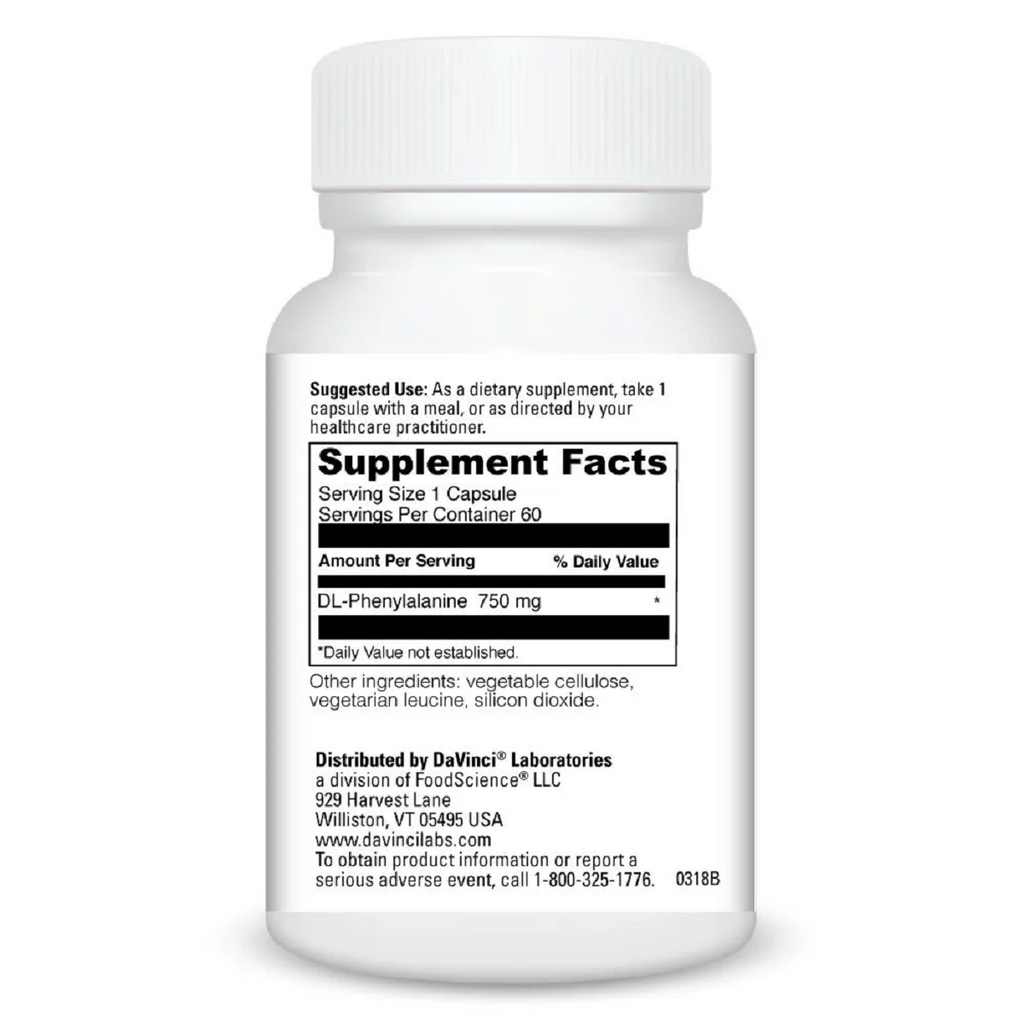 DaVinci Labs, DL-Phenylalanine 60 Capsules Ingredients