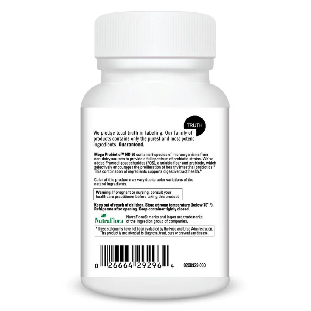 DaVinci Labs, Mega Probiotic ND 50 | 30 and 60 Capsules Specs