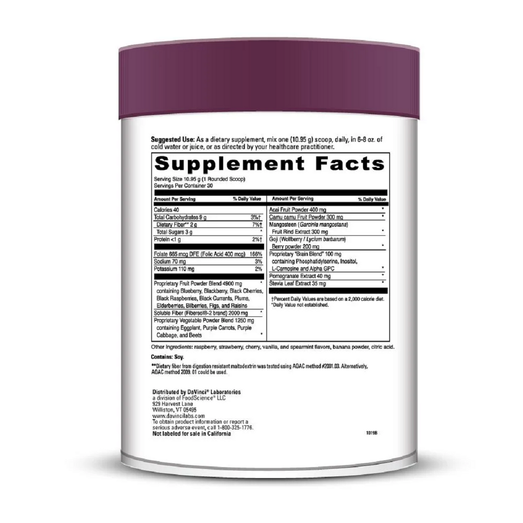 DaVinci Labs, Spectra Purples™ 30 Servings Ingredients