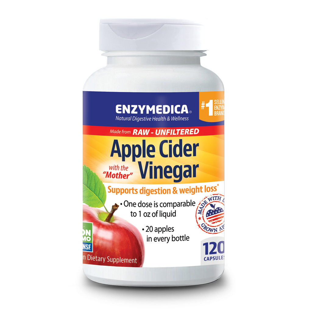 Enzymedica, Apple Cider Vinegar 120 Capsules