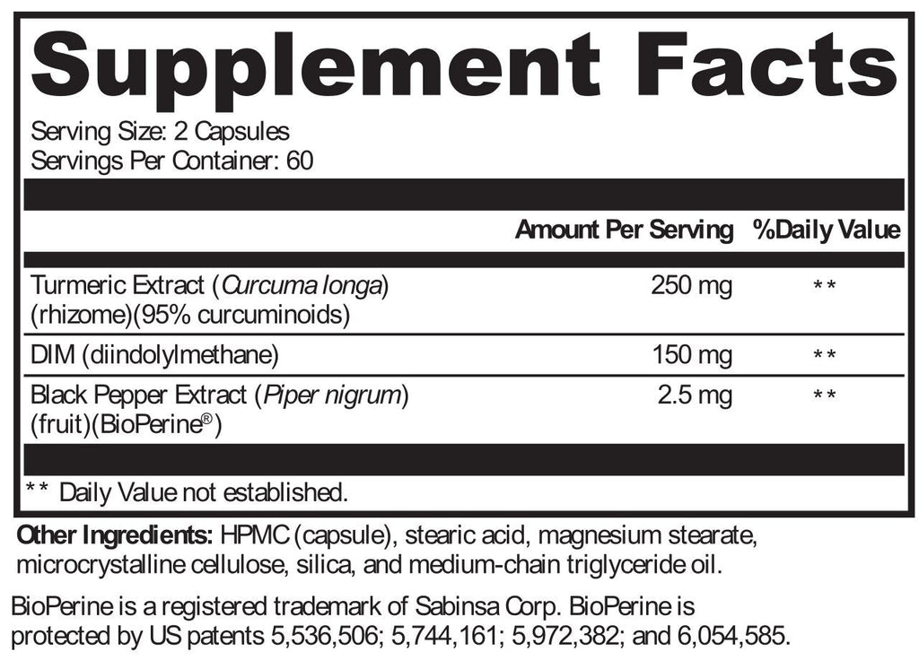 XYMOGEN, DIMension 3 - 120 Capsules Ingredients
