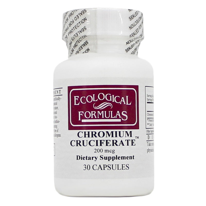 Ecological Formulas | Chromium Cruciferate 200mcg | 30 Capsules