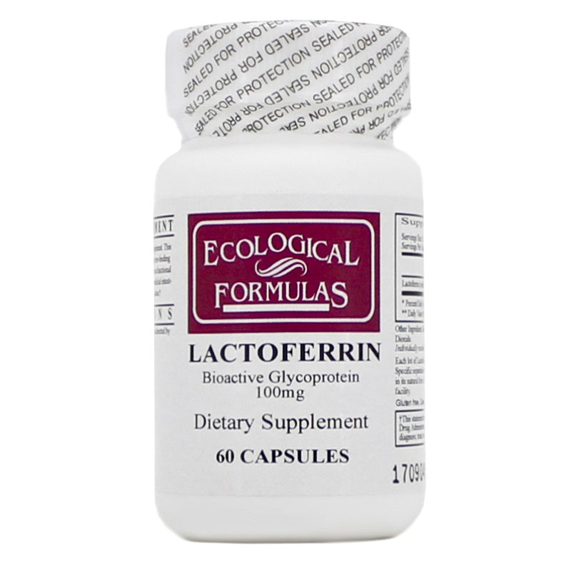 Ecological Formulas | Lactoferrin 100mg | 60 Capsules