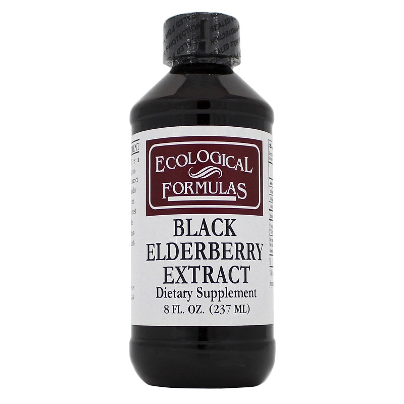 Ecological Formulas | Black Elderberry Extract Liquid | 8 oz