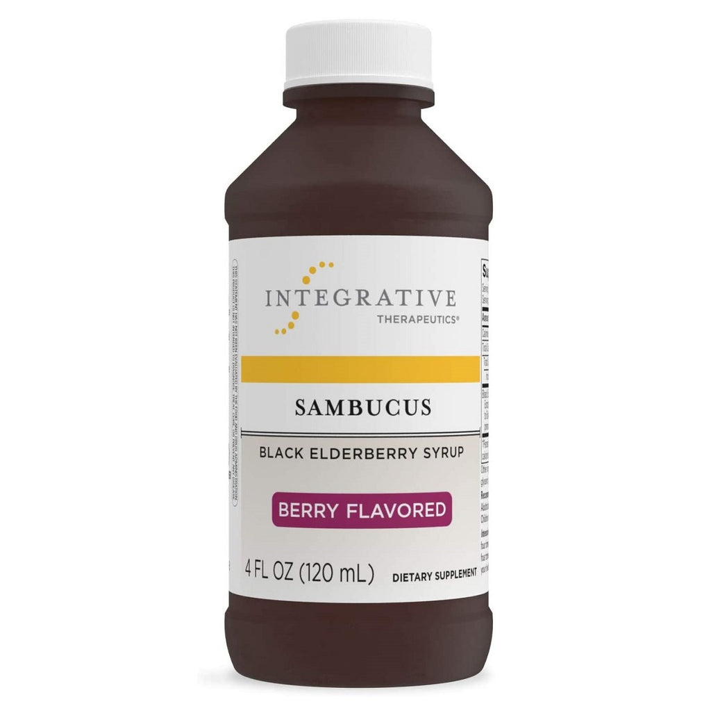 Integrative Therapeutics Sambucus Black Elderberry Syrup (Berry Flavored) 4 oz