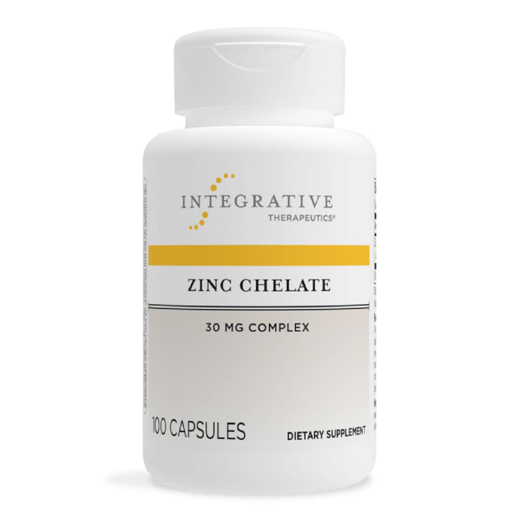 Integrative Therapeutics, Zinc Chelate 30 mg 100 Capsules