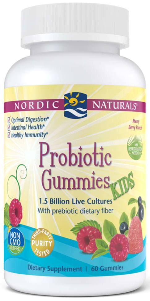 Nordic Naturals | Probiotic Gummies KIDS | 60 Gummies