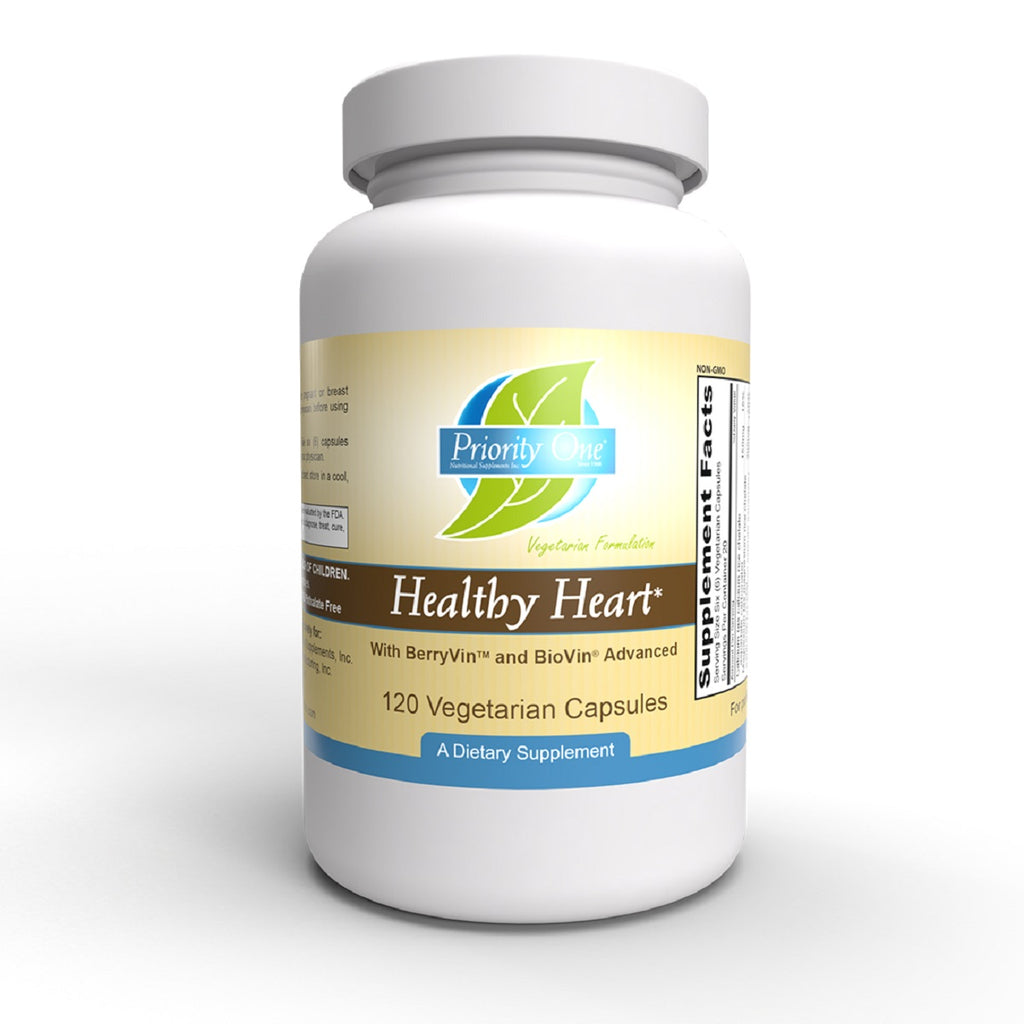 Priority One, Healthy Heart 120 Vegetarian Capsules