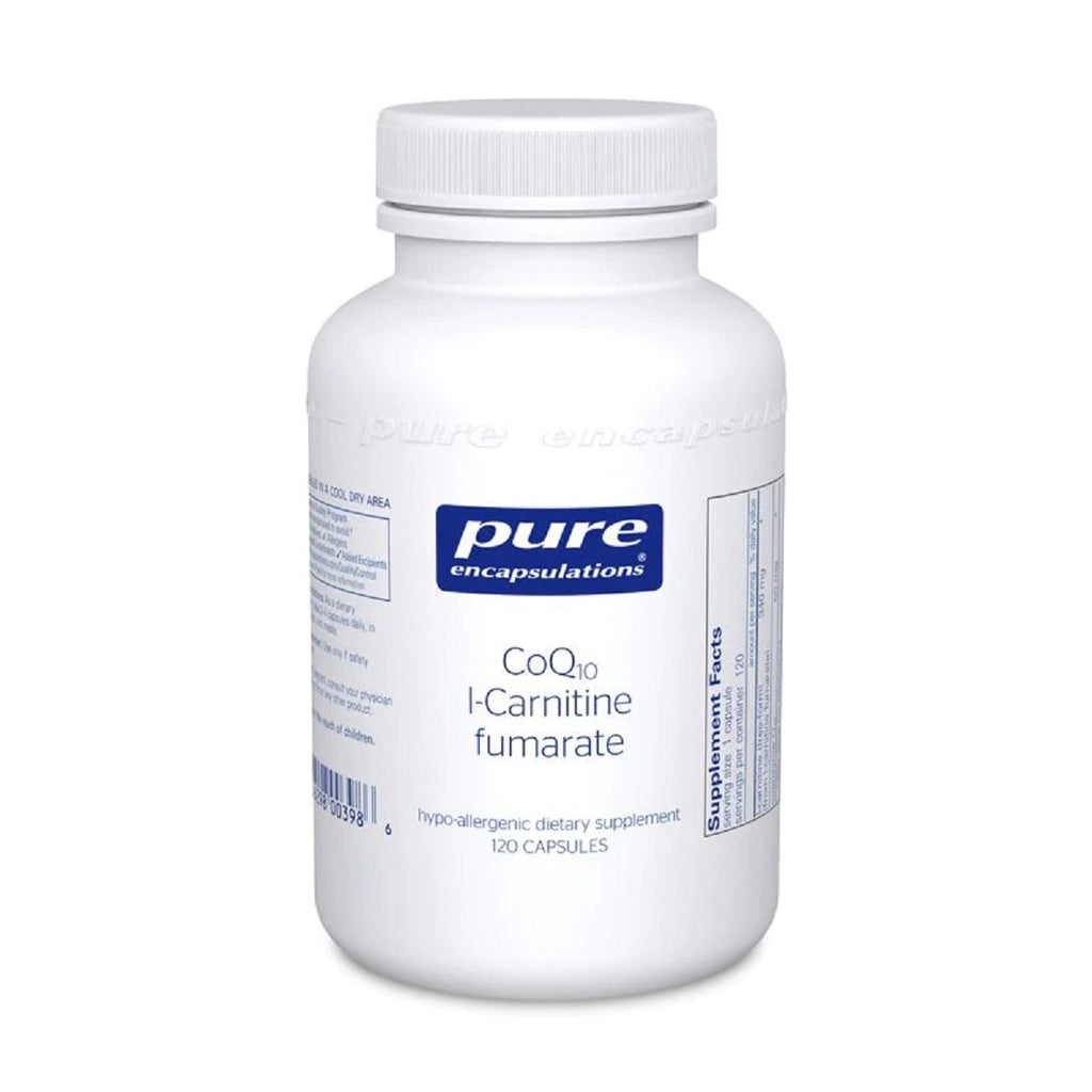 Pure Encapsulations, CoQ10 L-Carnitine Fumarate 120 Capsules