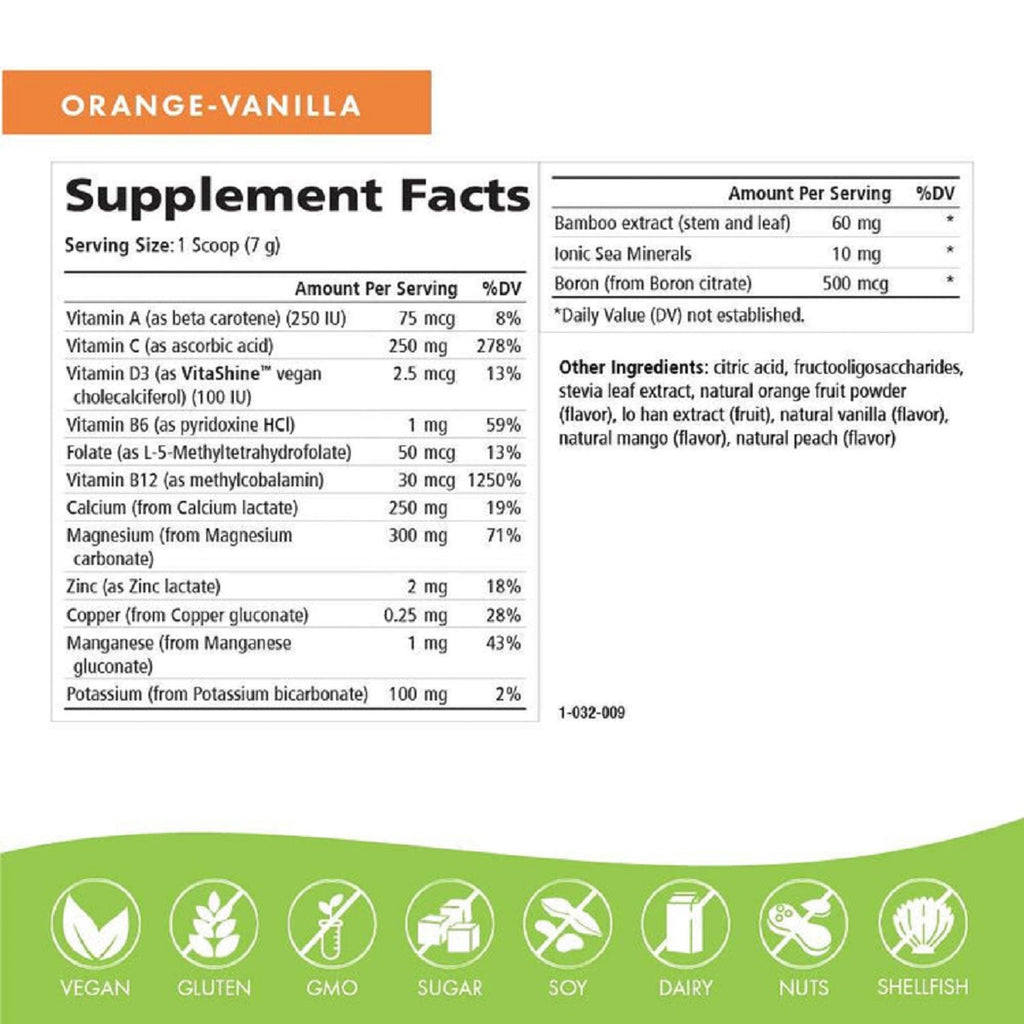 Pure Essence, Ionic-Fizz™ Calcium Plus™ Orange-Vanilla Flavor Ingredients