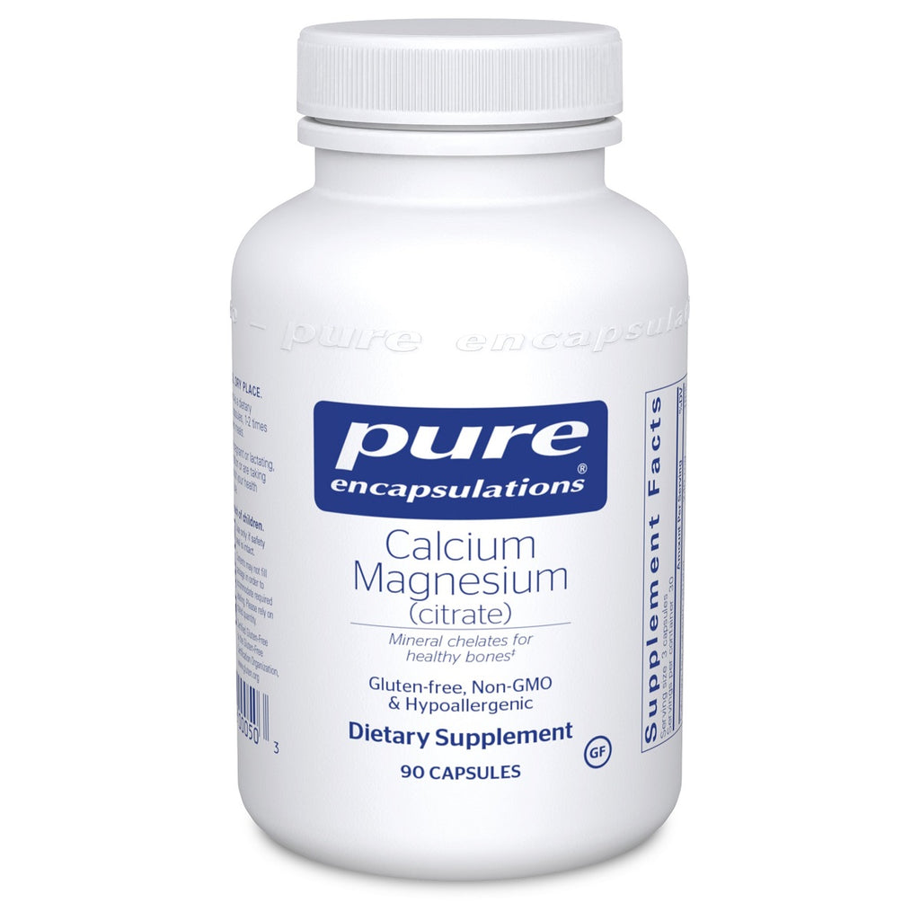 Pure Encapsulations, Calcium Magnesium (Citrate) 90 Capsules