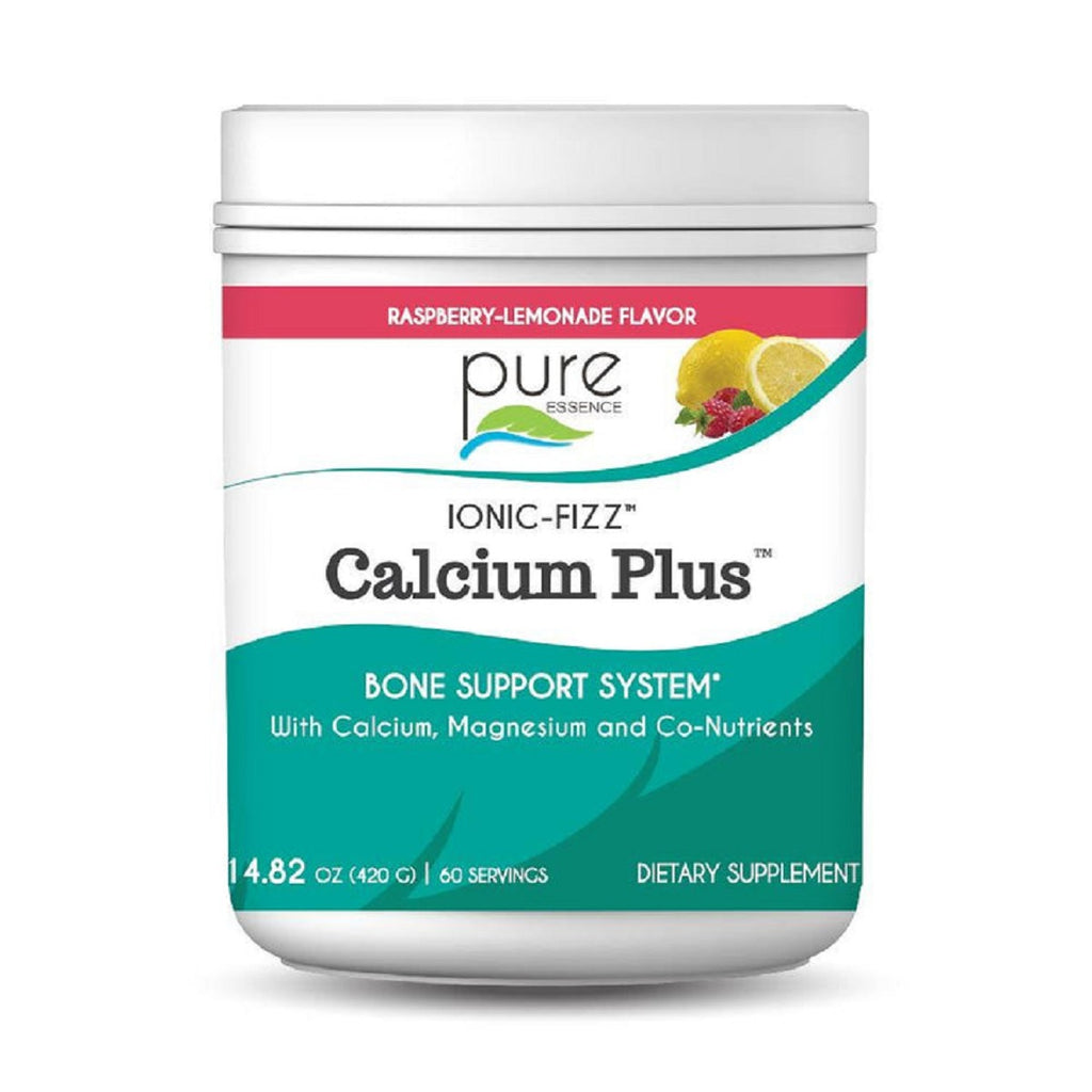 Pure Essence, Ionic-Fizz™ Calcium Plus™ Raspberry-Lemonade Flavor 420 Grams