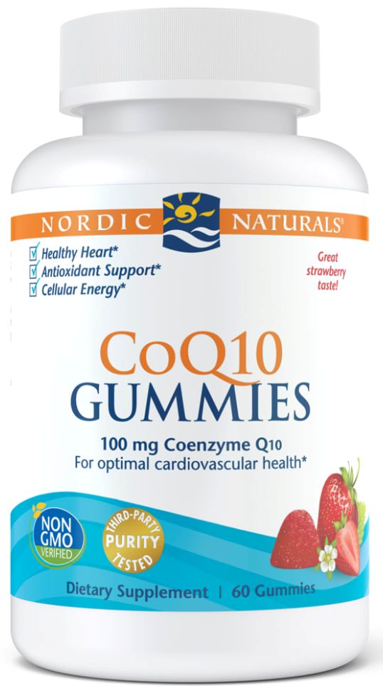 Nordic Naturals | CoQ10 Gummies (Strawberry) | 60 Gummies