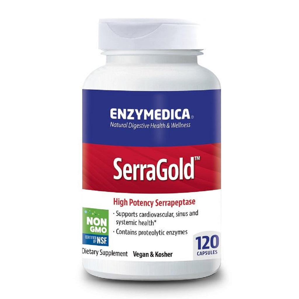 Enzymedica | SerraGold | 120 Capsules