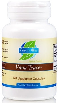 Priority One | Vana Trace 50mg | 120 Vegetarian Capsules
