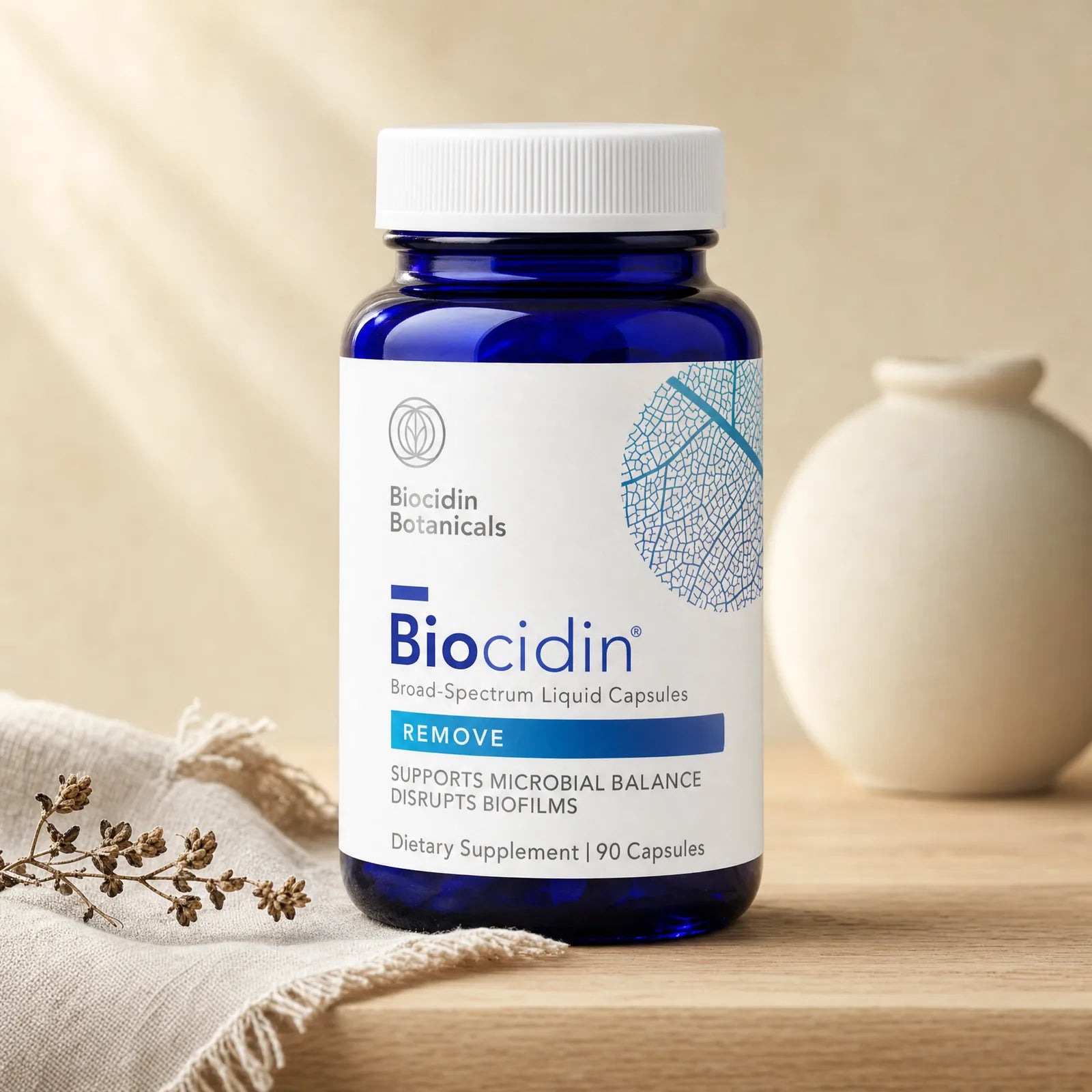 Biocidin Capsules 90-count broad-spectrum botanical formula, hero