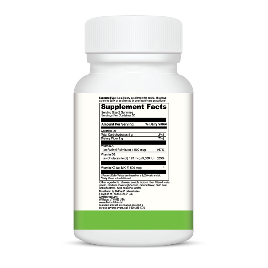 DaVinci Labs, ADK Gummies (60) Ingredients