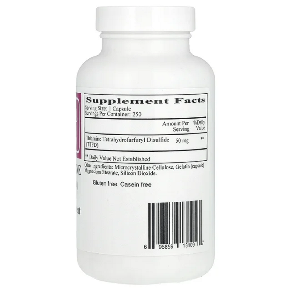 Ecological Formulas, Allithiamine 50mg Ingredients