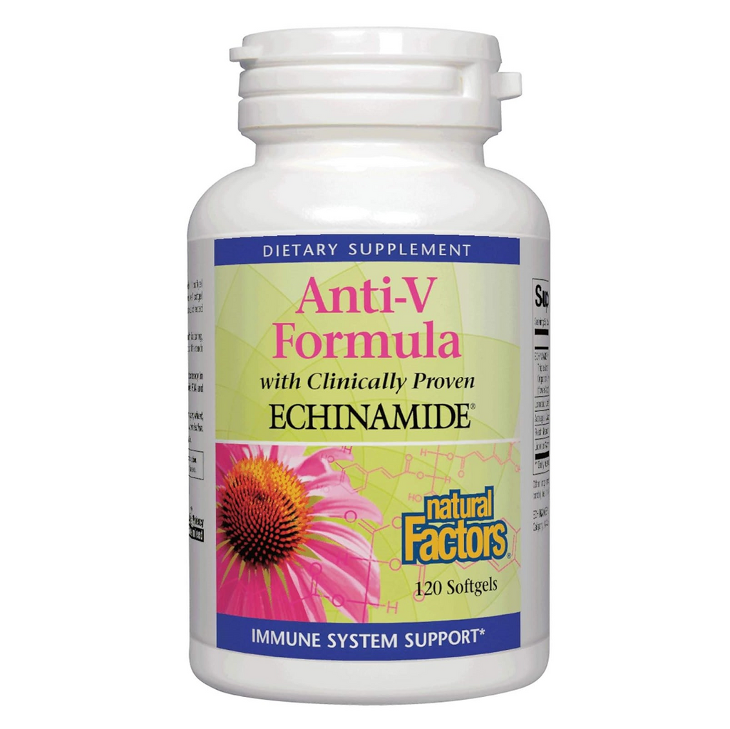 Natural Factors, Anti-V Formula ECHINAMIDE 60 Softgels