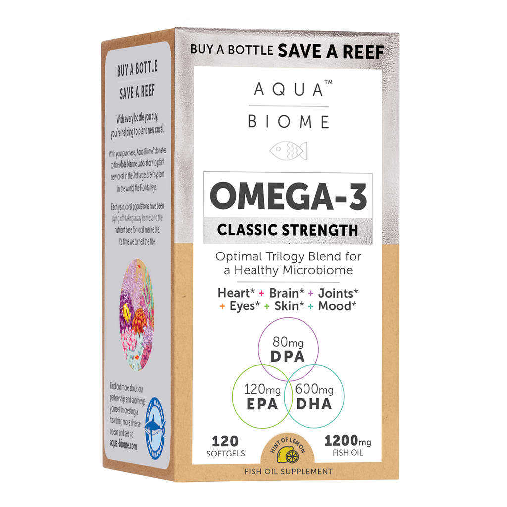 Enzymedica, Aqua Biome™ Fish Oil Classic Strength 120 Softgel