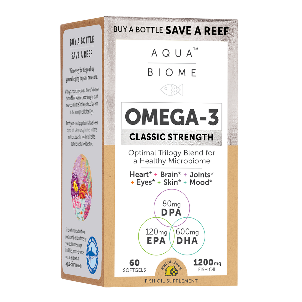 Enzymedica, Aqua Biome™ Fish Oil Classic Strength 60 Softgel