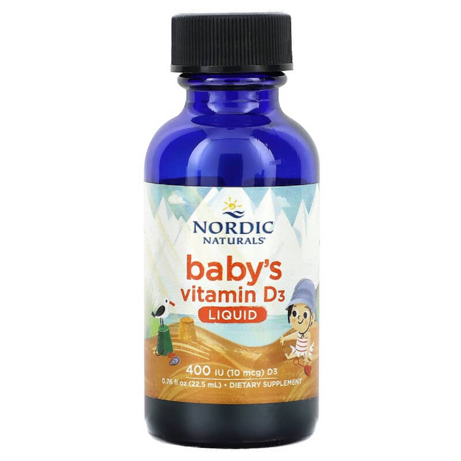 Baby's Vitamin D3 Liquid 0.76 oz Unflavored | Support Bone Health