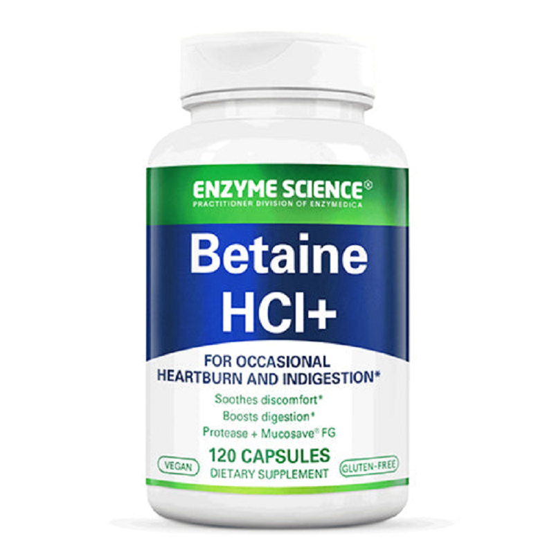 Enzyme Science, Betaine HCL+ 120 Capsules