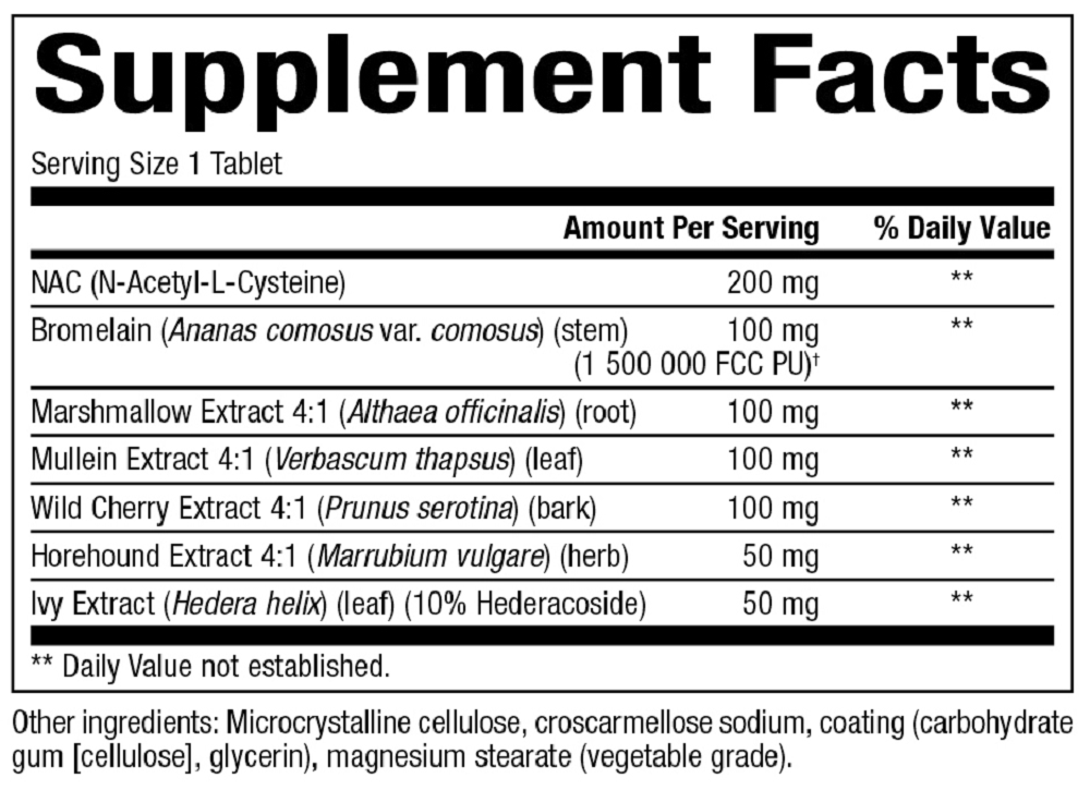 Bioclinic Naturals, Inspir-Action 60 Tablets Ingredients