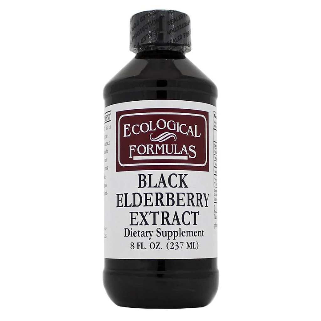 Ecological Formulas, Black Elderberry Extract Liquid 8 oz
