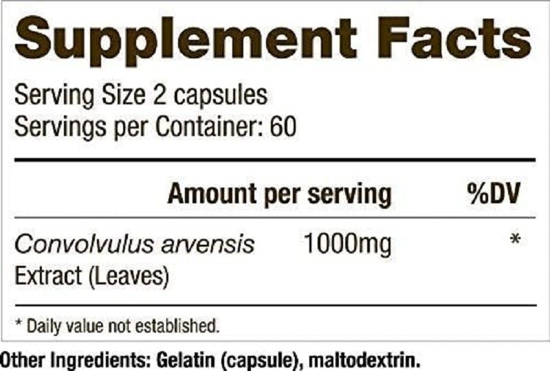 Aidan Products, C-Statin 120 Capsules Ingredient