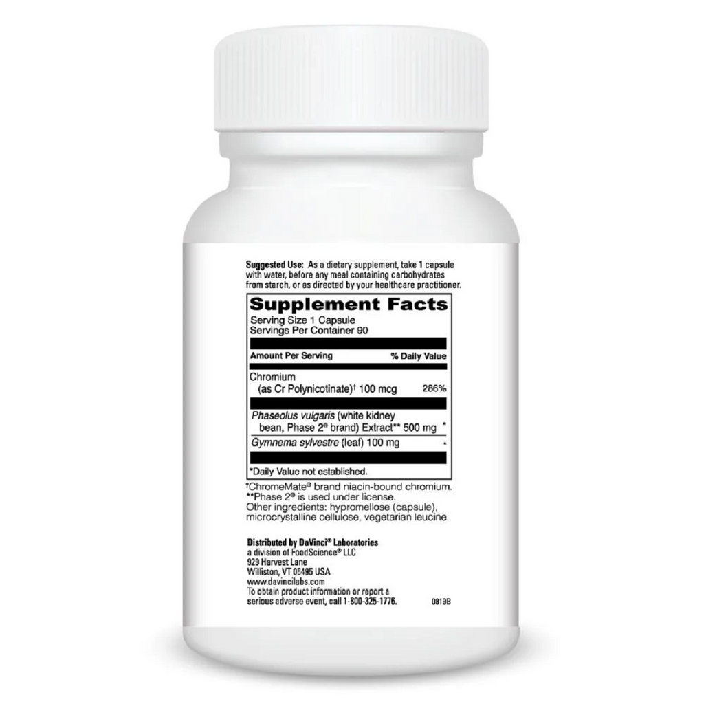 DaVinci Labs, Carb-Down With Phase 2® 90 Capsules Ingredients