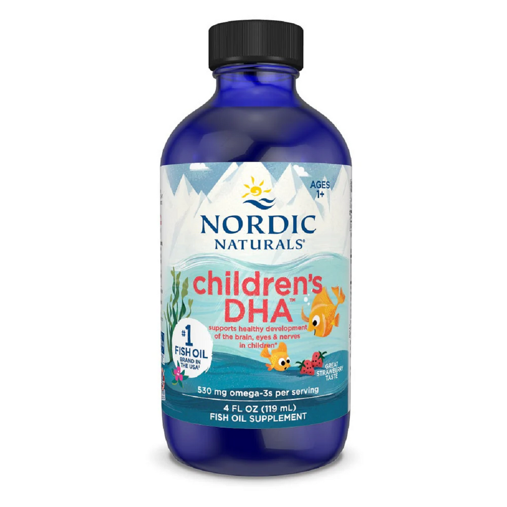 Nordic Naturals, Children's DHA Liquid 4 oz Strawberry