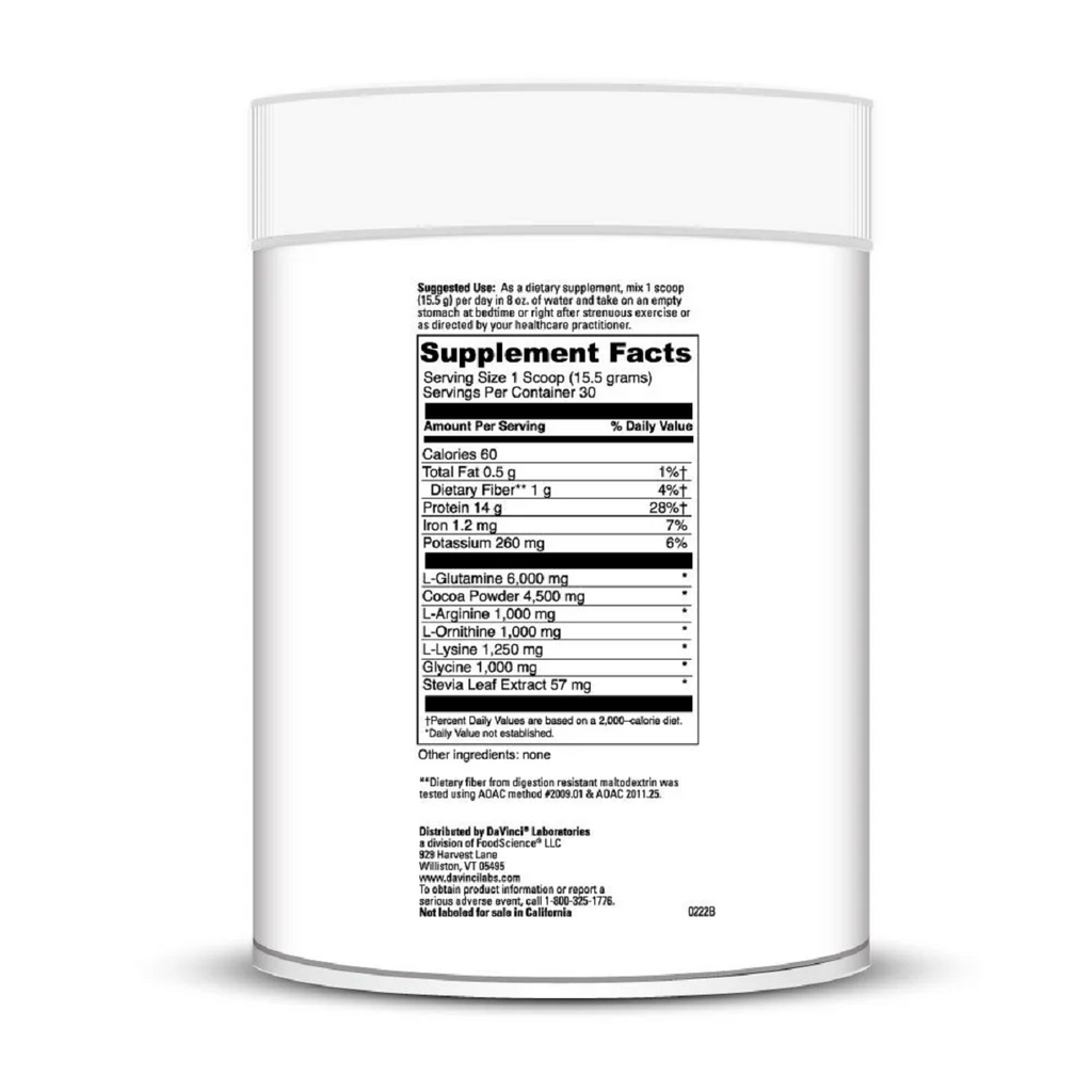 DaVinci Labs, Cocoa HGH 30 Servings Ingredients