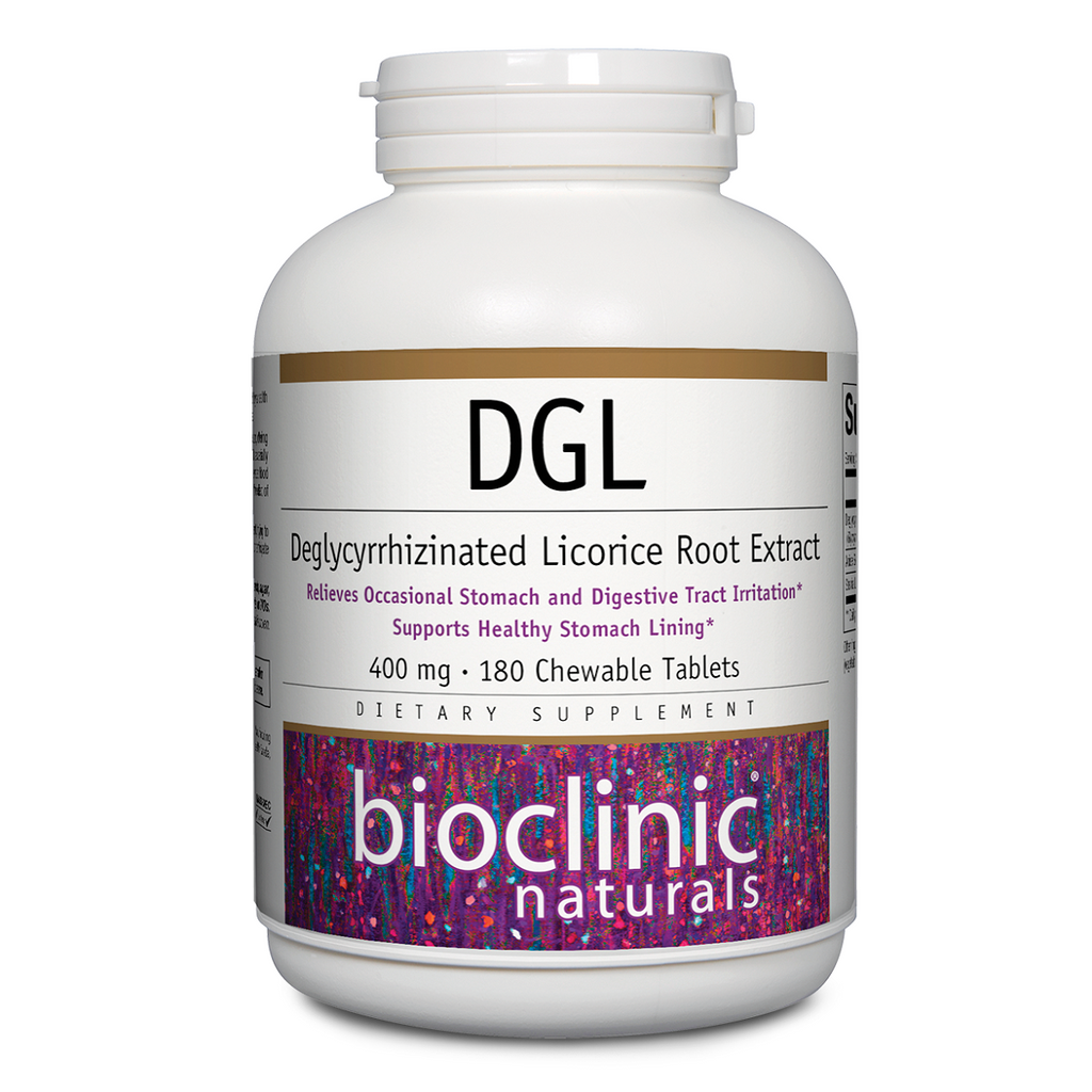 Bioclinic Naturals, DGL 400 Mg 180 Chewable Tablets