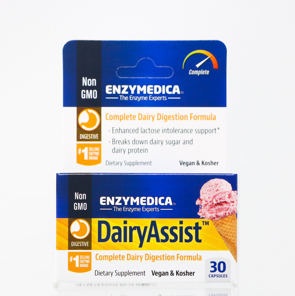 Enzymedica, DairyAssist 30 Capsule