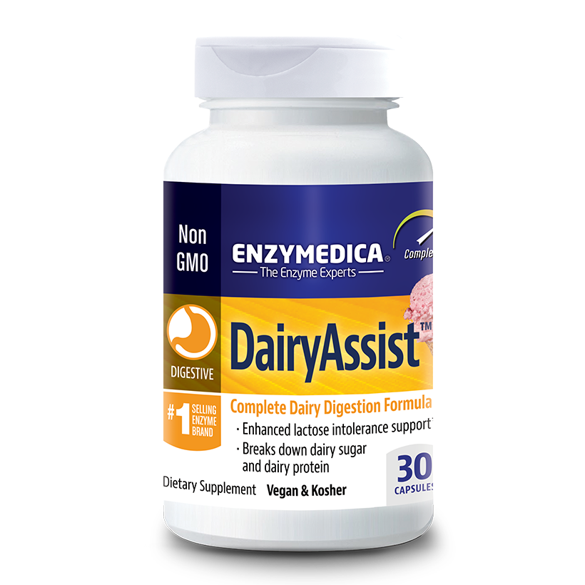 Enzymedica, DairyAssist 30 Capsules