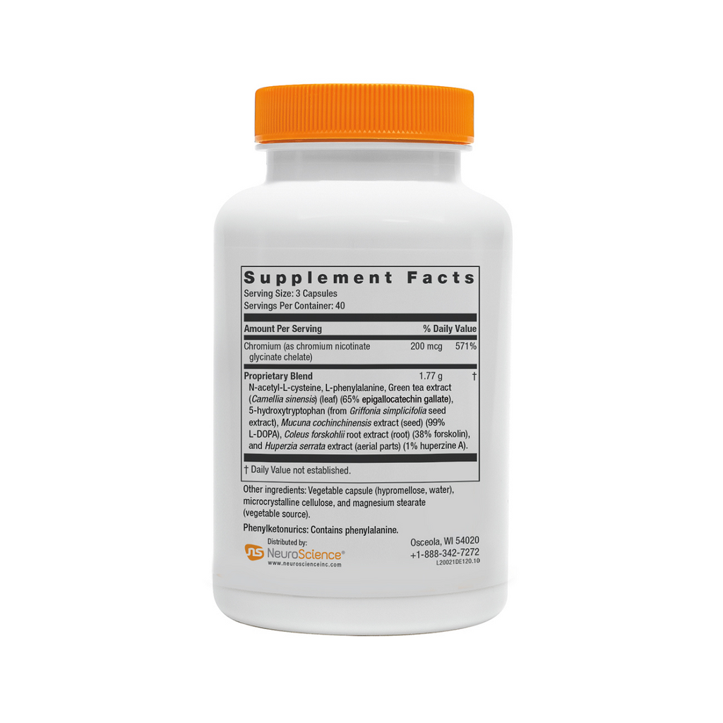 NeuroScience, Daxitrol Essential 120 Capsules Supplement Facts