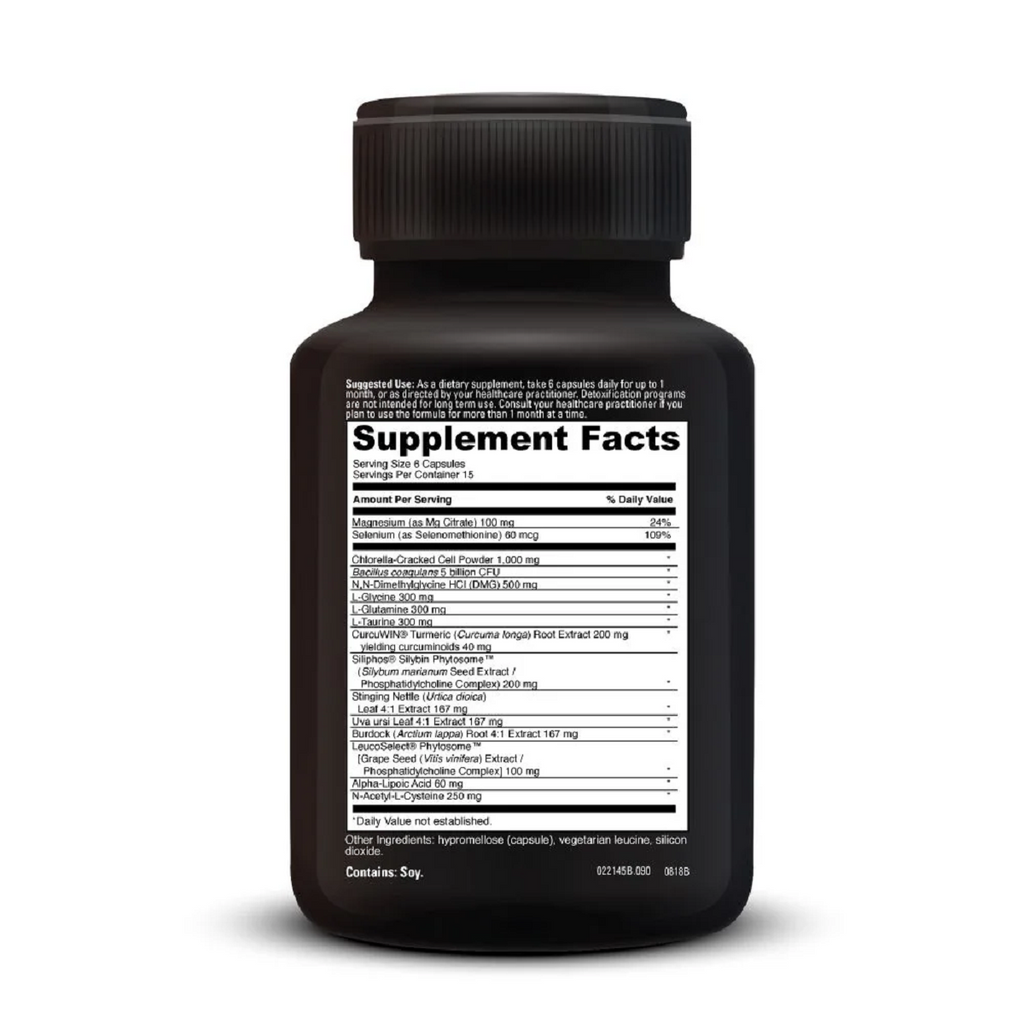DaVinci Labs, Detox Benefits 90 Capsules Ingredients