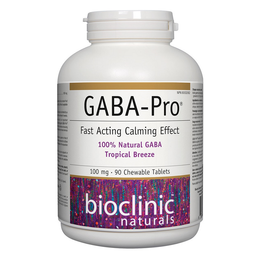 Bioclinic Naturals, GABA-Pro Tropical Breeze 90 Chewable Tablets