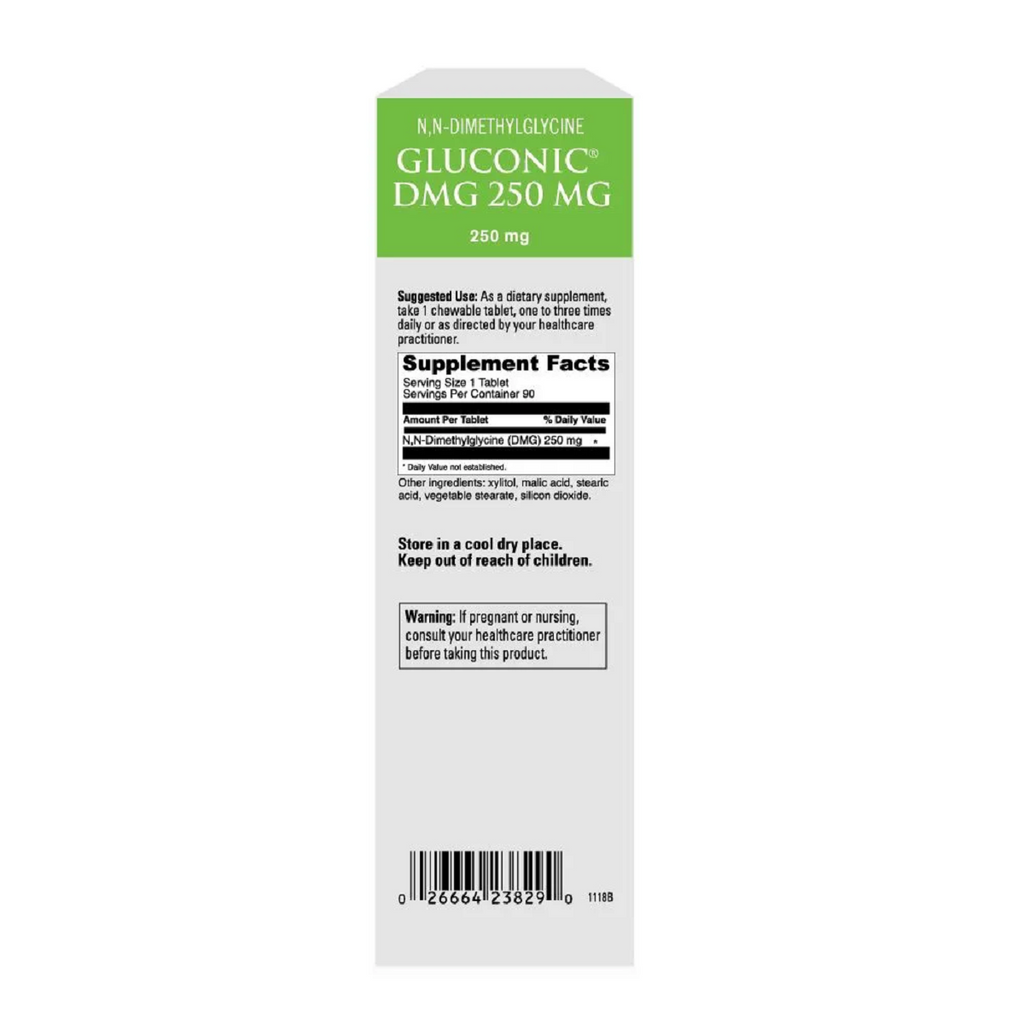 DaVinci Labs, Gluconic DMG 250 mg Ingredients