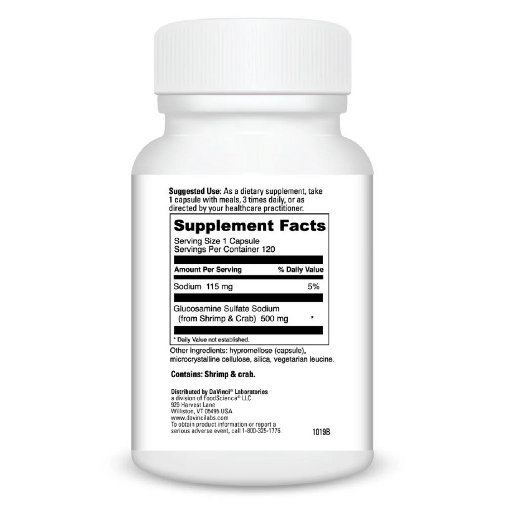 DaVinci Labs, Glucosamine Sulfate 120 Capsules Ingredients