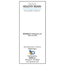 Load image into Gallery viewer, Guna Inc, Guna Healthy Brain 30 ml Ingredients2
