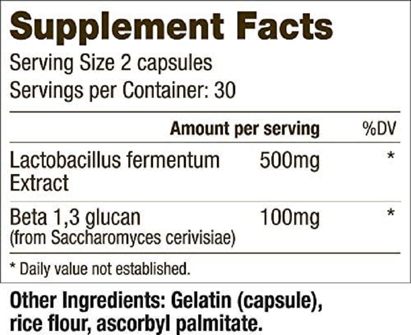 Aidan Products, Imm-Kine 60 Capsules Ingredient