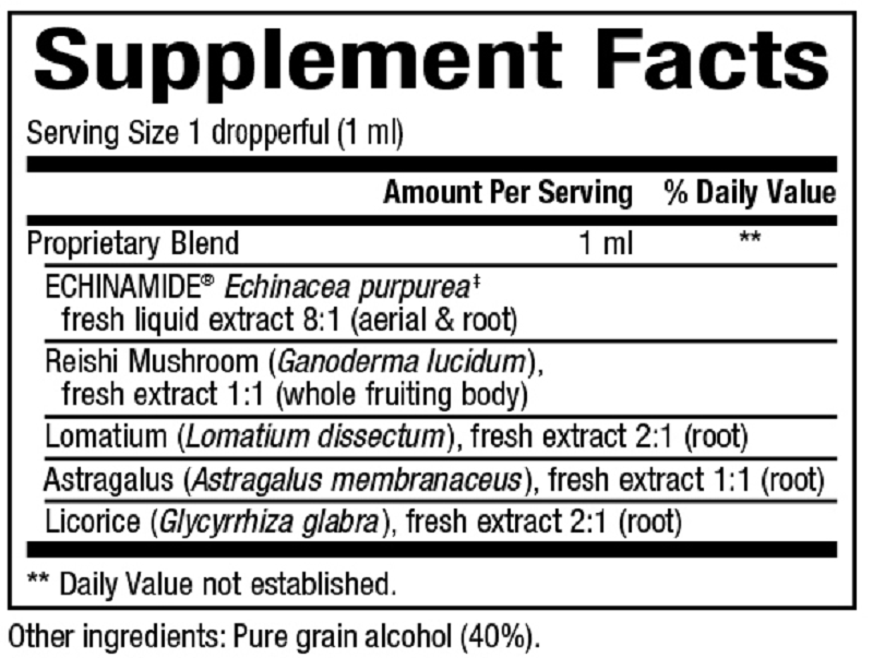 Bioclinic Naturals, ImmuneAlign Liquid 1.7 fl oz Ingredients