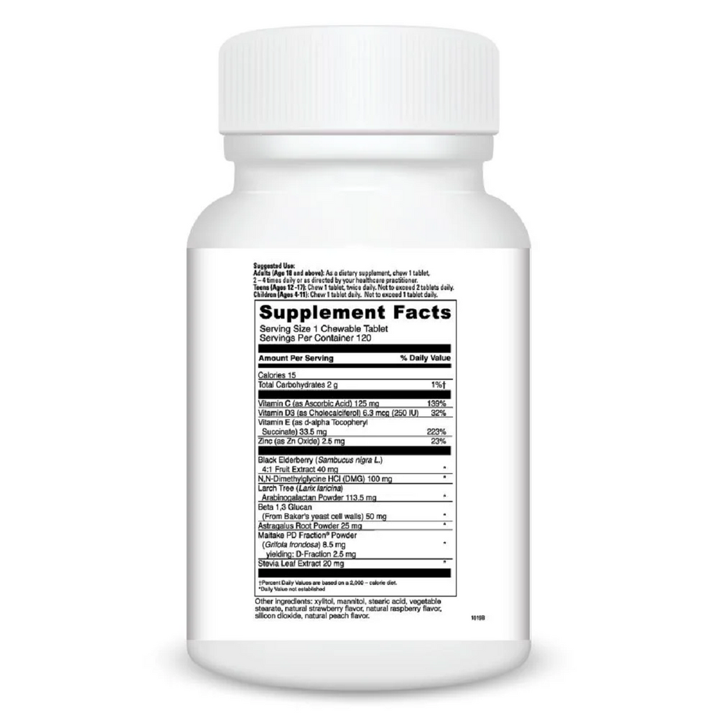 DaVinci Labs, Immuno-DMG Chewable 120 Tablets Ingredients