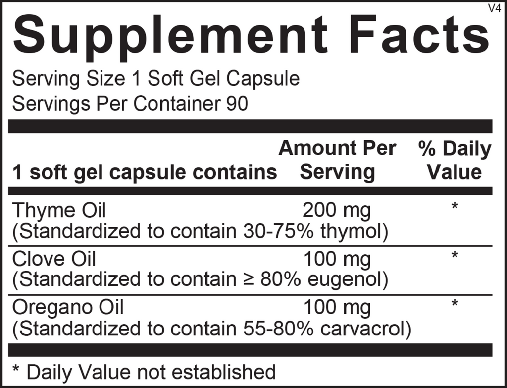 Ortho Molecular, Intestin-ol 90 Soft Gel Capsules Ingredients