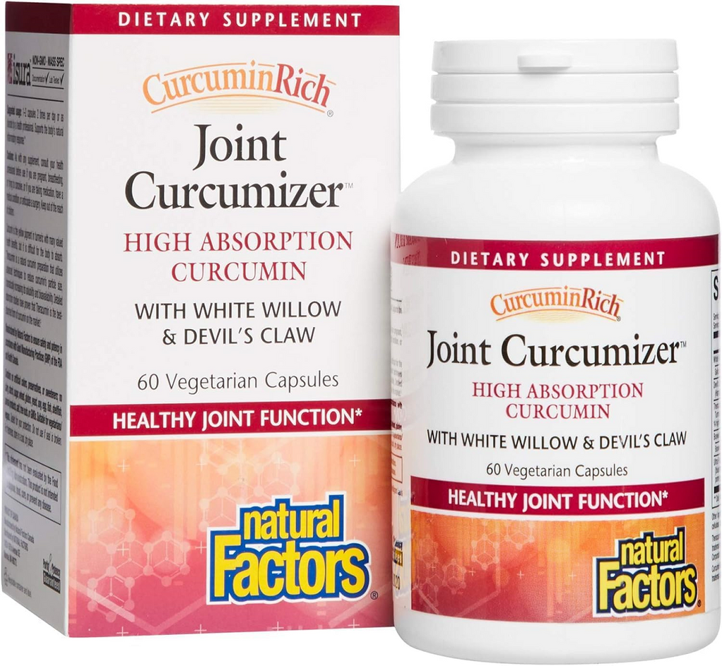 Natural Factors, Joint Curcumizer™ CurcuminRich 60 Vegetarian Capsule