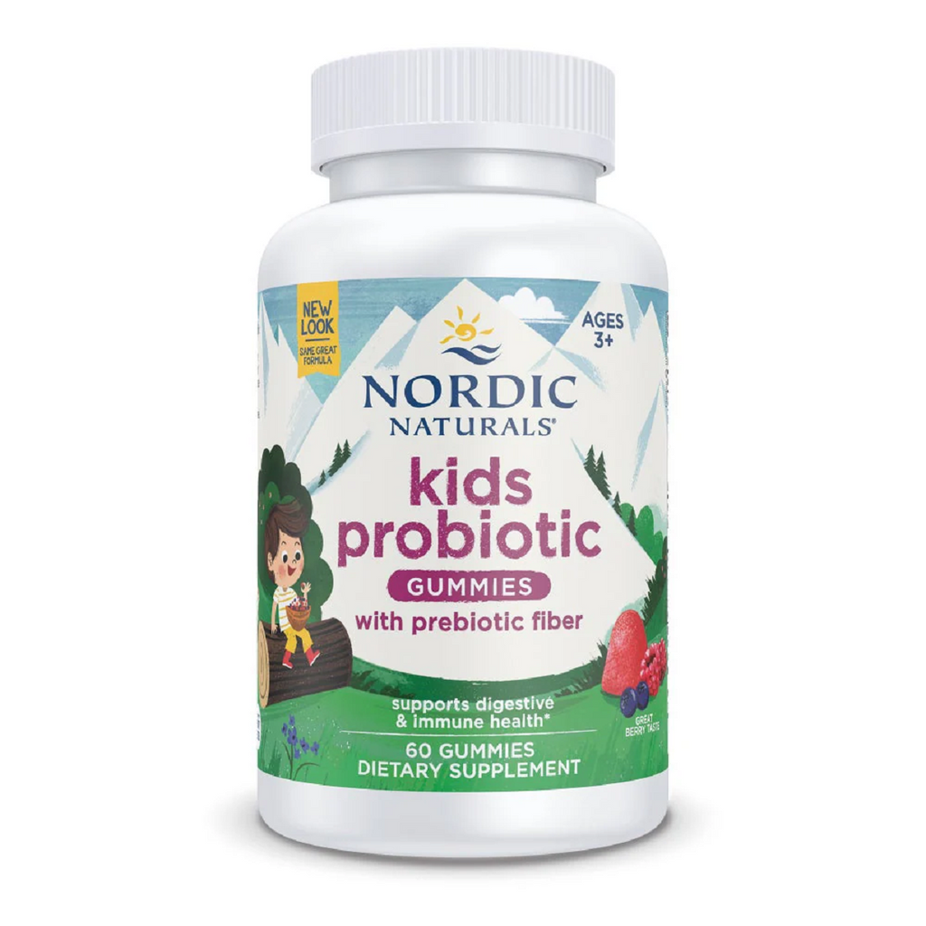 Nordic Naturals, Kids Probiotic Gummies (Merry Berry Punch) 60 Gummies