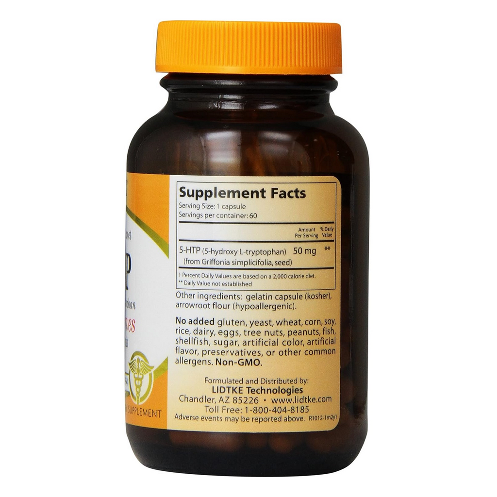Lidtke, 5-HTP 60 Capsules Ingredients