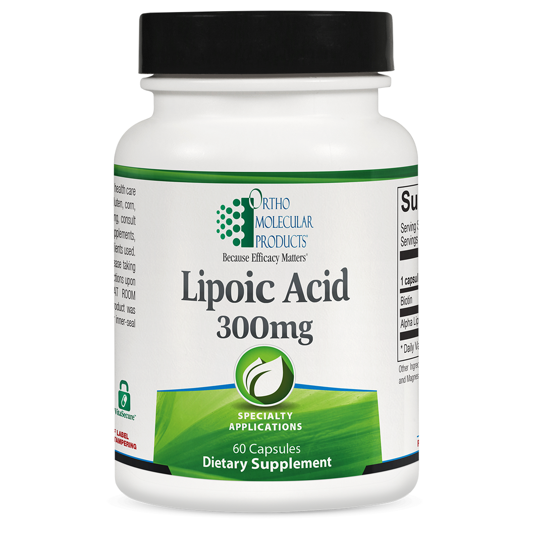 Ortho Molecular, Lipoic Acid 300mg 60 Capsules